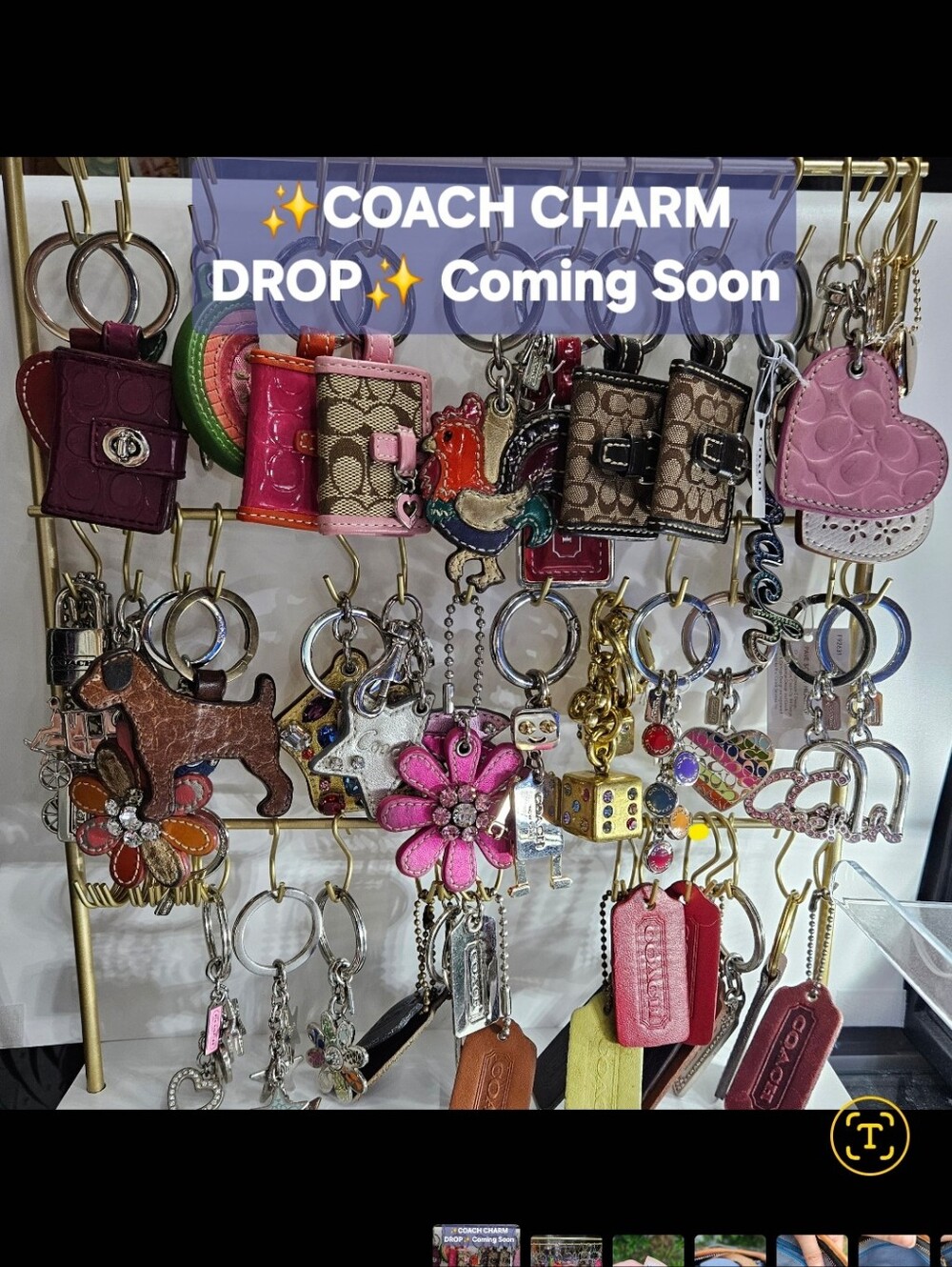 Vintage Coach Charm Drop Coming Soon • Rare Keychains, Bag Charms & Accessories - Picture 2 of 8